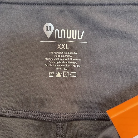 Muuv 7/8 Ankle length active legging with side pockets and tummy control XXL - Picture 3 of 4